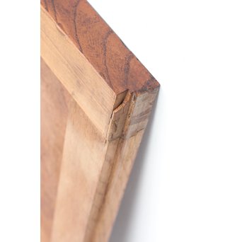 総欅 欅一枚板の引戸 2枚1組　B976 