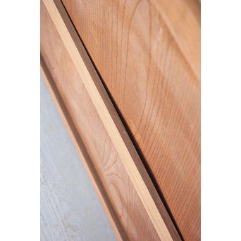 総欅 欅一枚板の引戸 2枚1組　B976 