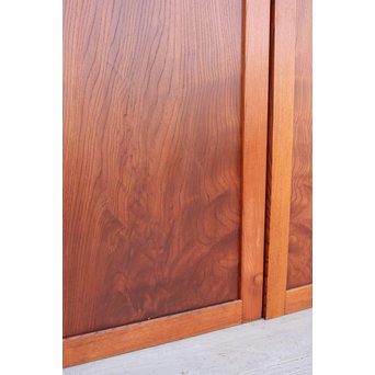 総欅 欅一枚板の引戸 2枚1組　B976 