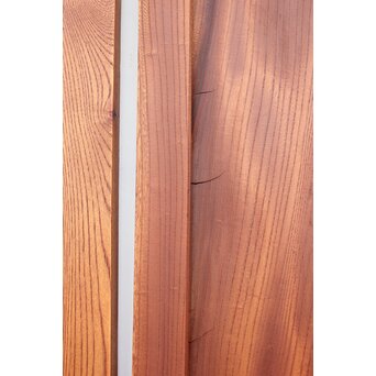 総欅 泡杢欅一枚板の引戸 4枚1組　B977 