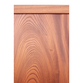 総欅 泡杢欅一枚板の引戸 4枚1組　B977 