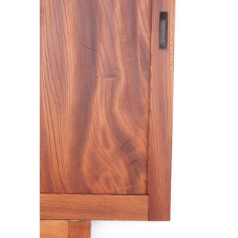 総欅 泡杢欅一枚板の引戸 4枚1組　B977 