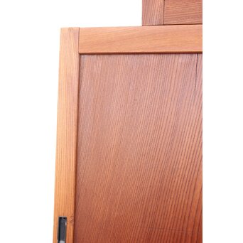 総欅 泡杢欅一枚板の引戸 4枚1組　B977 