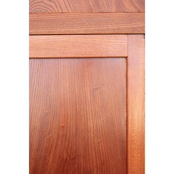 総欅 泡杢欅一枚板の引戸 4枚1組　B977 