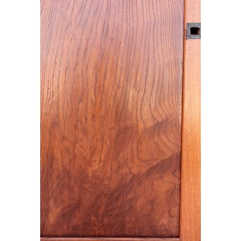 総欅 泡杢欅一枚板の引戸 4枚1組　B977 