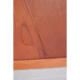 総欅 泡杢欅一枚板の引戸 4枚1組　B977 