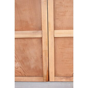 総欅 泡杢欅一枚板の引戸 4枚1組　B977 