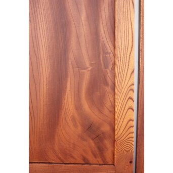 総欅 泡杢欅一枚板の引戸 4枚1組　B977 