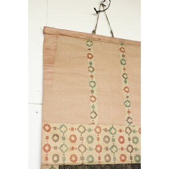 仏画 青面金剛像 木版掛軸　Z197 