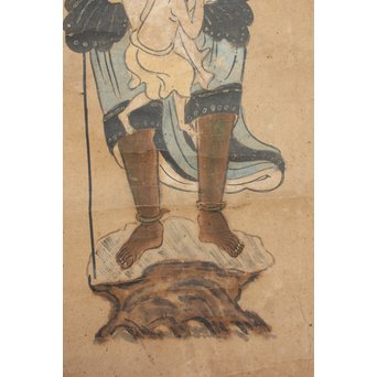 仏画 青面金剛像 掛軸　Z198 