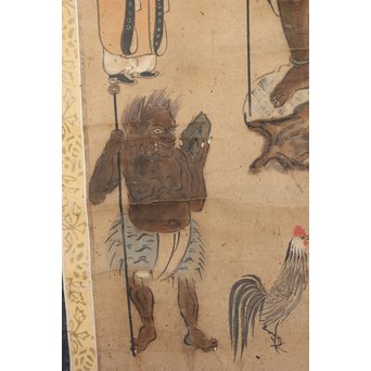 仏画 青面金剛像 掛軸　Z198 