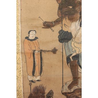仏画 青面金剛像 掛軸　Z198 