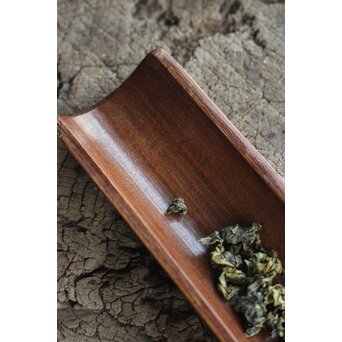 玉楮象谷 竹彫 狭貫彫茶媒 仏手柑茶合　U085 