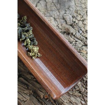 玉楮象谷 竹彫 狭貫彫茶媒 仏手柑茶合　U085 