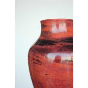 乾隆ガラス風 練上硝子花瓶　Y021 