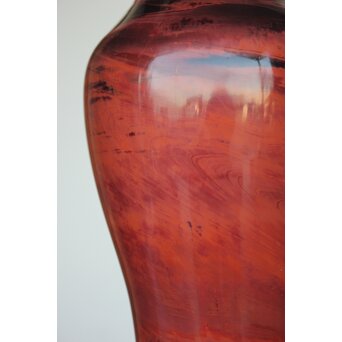 乾隆ガラス風 練上硝子花瓶　Y021 