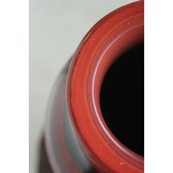 乾隆ガラス風 練上硝子花瓶　Y021 