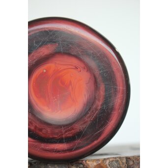 乾隆ガラス風 練上硝子花瓶　Y021 