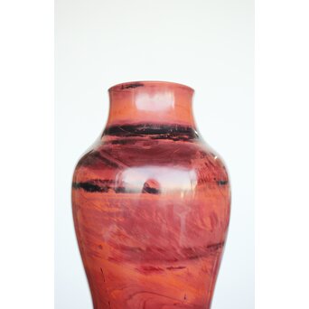 乾隆ガラス風 練上硝子花瓶　Y021 