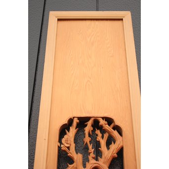 2間 長尺松竹梅木彫欄間　R2523 