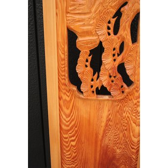 2間 長尺松竹梅木彫欄間　R2523 