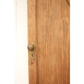 ラワンと合板のダイアカット窓 白木ドア　GD1263 