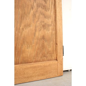 ラワンと合板のダイアカット窓 白木ドア　GD1263 