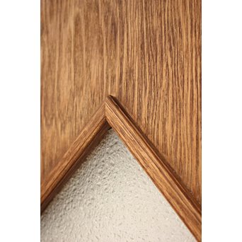 ラワンと合板のダイアカット窓 白木ドア　GD1263 