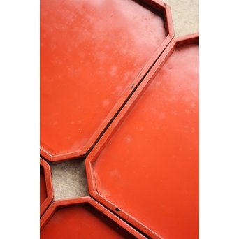 角切根来膳 10客　Q084 