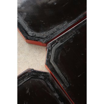 角切根来膳 10客　Q084 