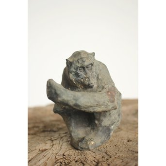 吉田三郎 ブロンズ【猿】 M175 