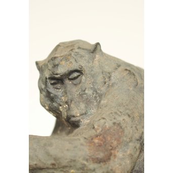 吉田三郎 ブロンズ【猿】 M175 