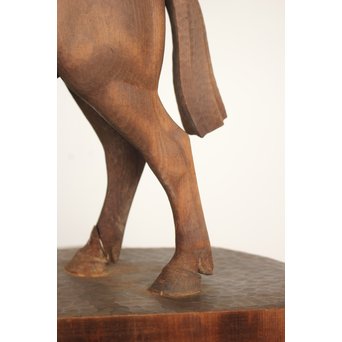 五郎刻 木彫【馬】　X189 