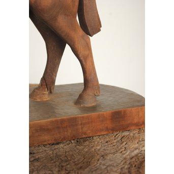 五郎刻 木彫【馬】　X189 