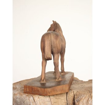 五郎刻 木彫【馬】　X189 