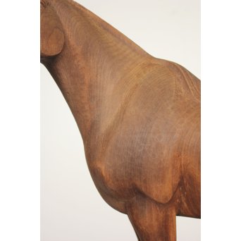 五郎刻 木彫【馬】　X189 