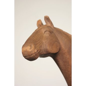 五郎刻 木彫【馬】　X189 