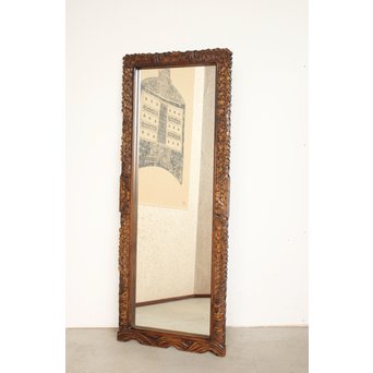 軽井沢彫 鏡　X190