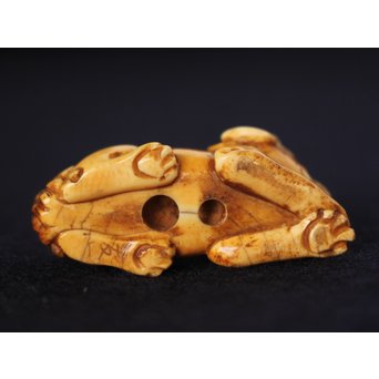 友一銘 獅子時代根付　U087 