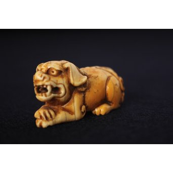 友一銘 獅子時代根付　U087 