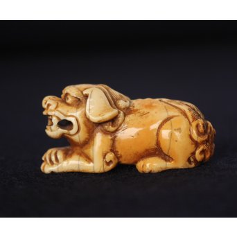 友一銘 獅子時代根付　U087 