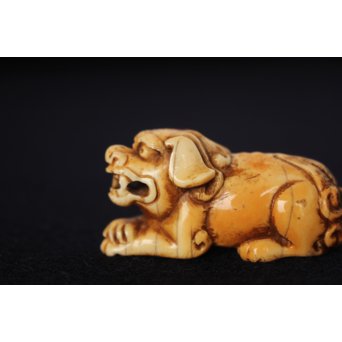 友一銘 獅子時代根付　U087 