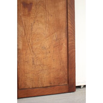 総欅 欅一枚板の引戸 2枚1組　B979 