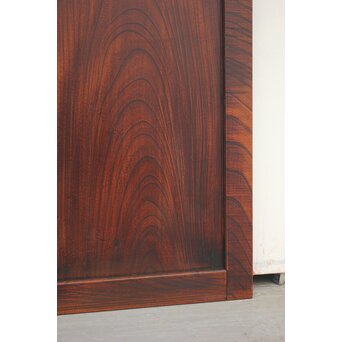 総欅 欅一枚板の引戸 2枚1組　B979 