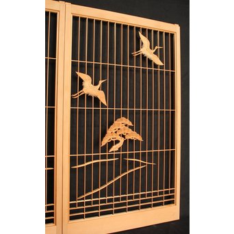 鶴松 大型書院 2枚1組　R2524 