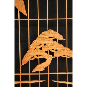 鶴松 大型書院 2枚1組　R2524 