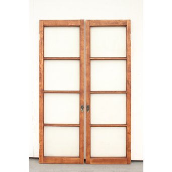 建具部材 ガラス窓 ダイアガラス欄間 2枚1組　D178