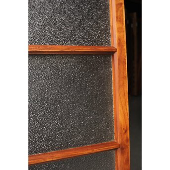 建具部材 ガラス窓 ダイアガラス欄間 2枚1組　D178 