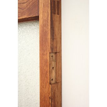 建具部材 ガラス窓 ダイアガラス欄間 2枚1組　D178 