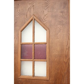 洋風ダイア紫色ガラスドア　GD1264 